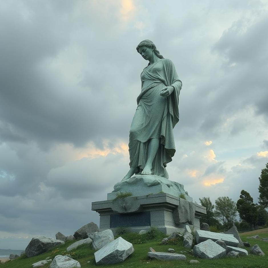 Dream : Broken statue in a dream