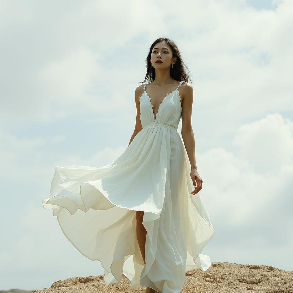 Dream : Broken white dress in a dream