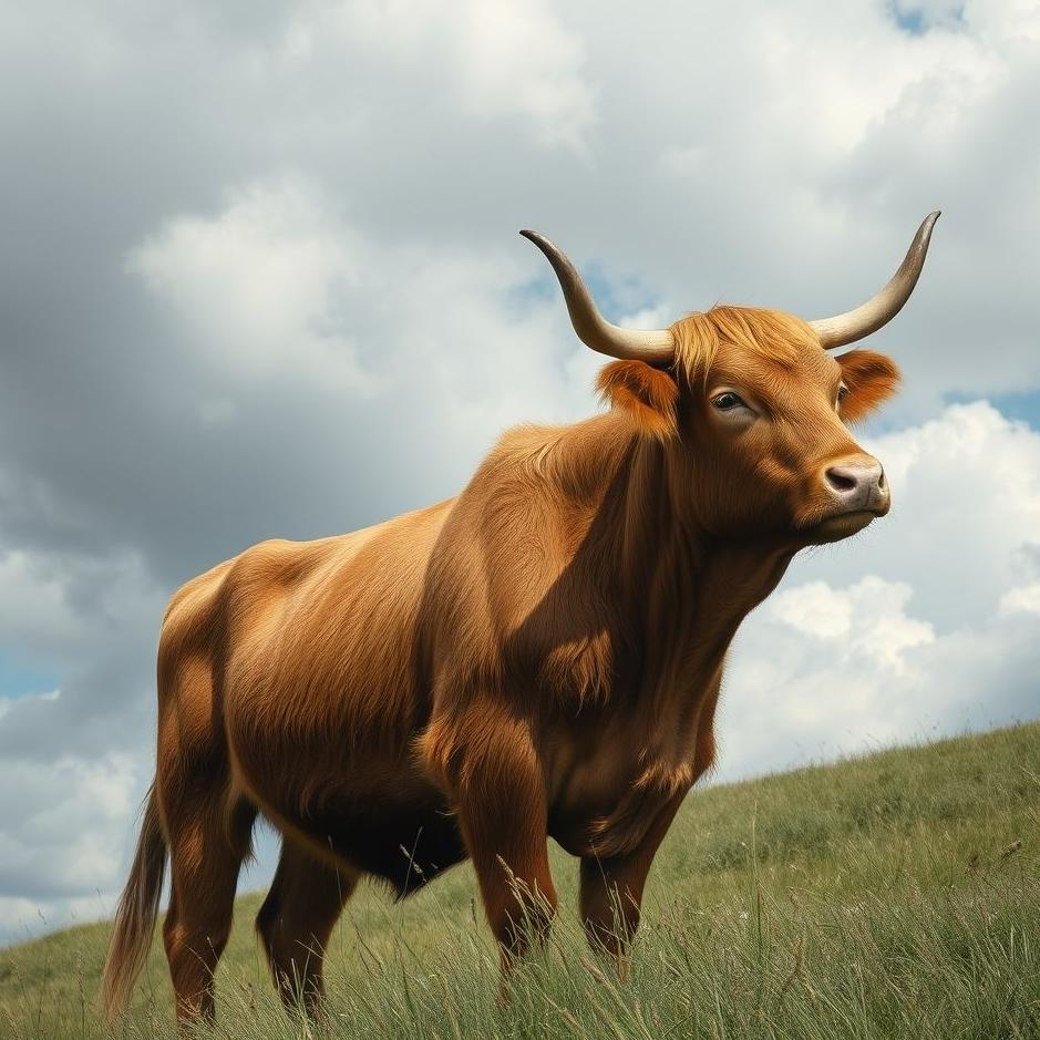 Dream : Brown bullock in a dream