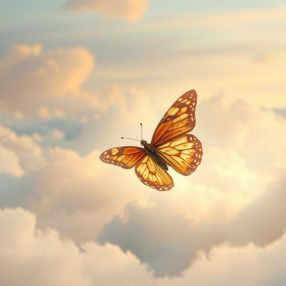 Dream : Brown butterfly in a dream
