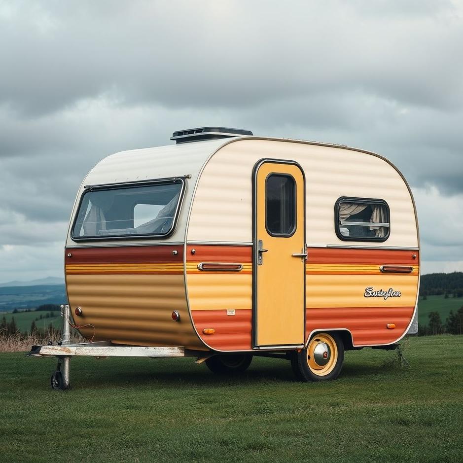 Dream : Brown caravan in a dream