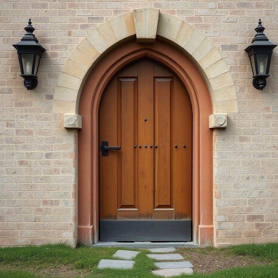 Dream : Brown door in a dream
