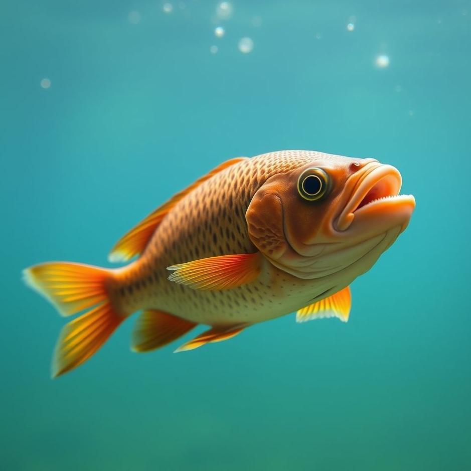 Dream : Brown fish in a dream