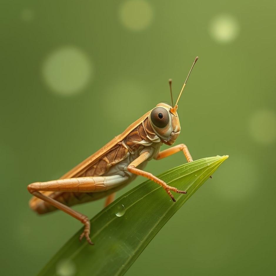 Dream : Brown grasshopper in a dream