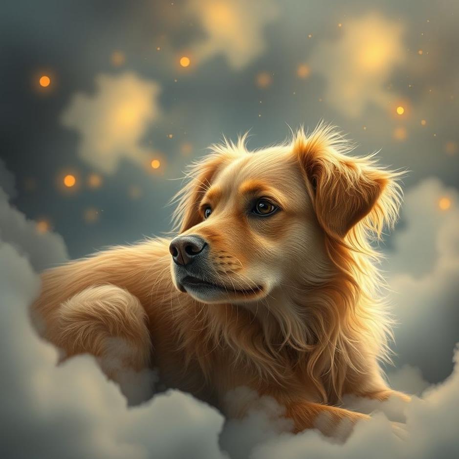Dream : Brown-haired dog in a dream