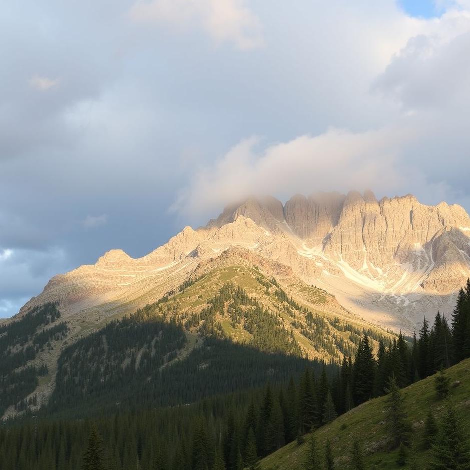 Dream : Brown mountain in a dream