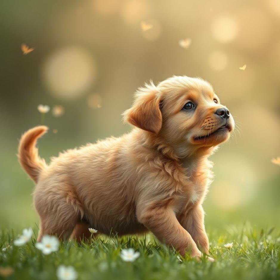 Dream : Brown puppy in a dream