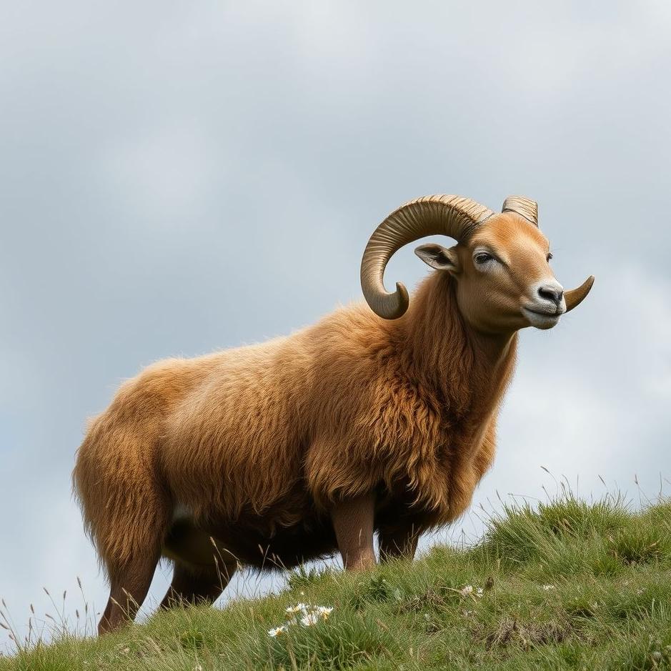 Dream : Brown ram in a dream