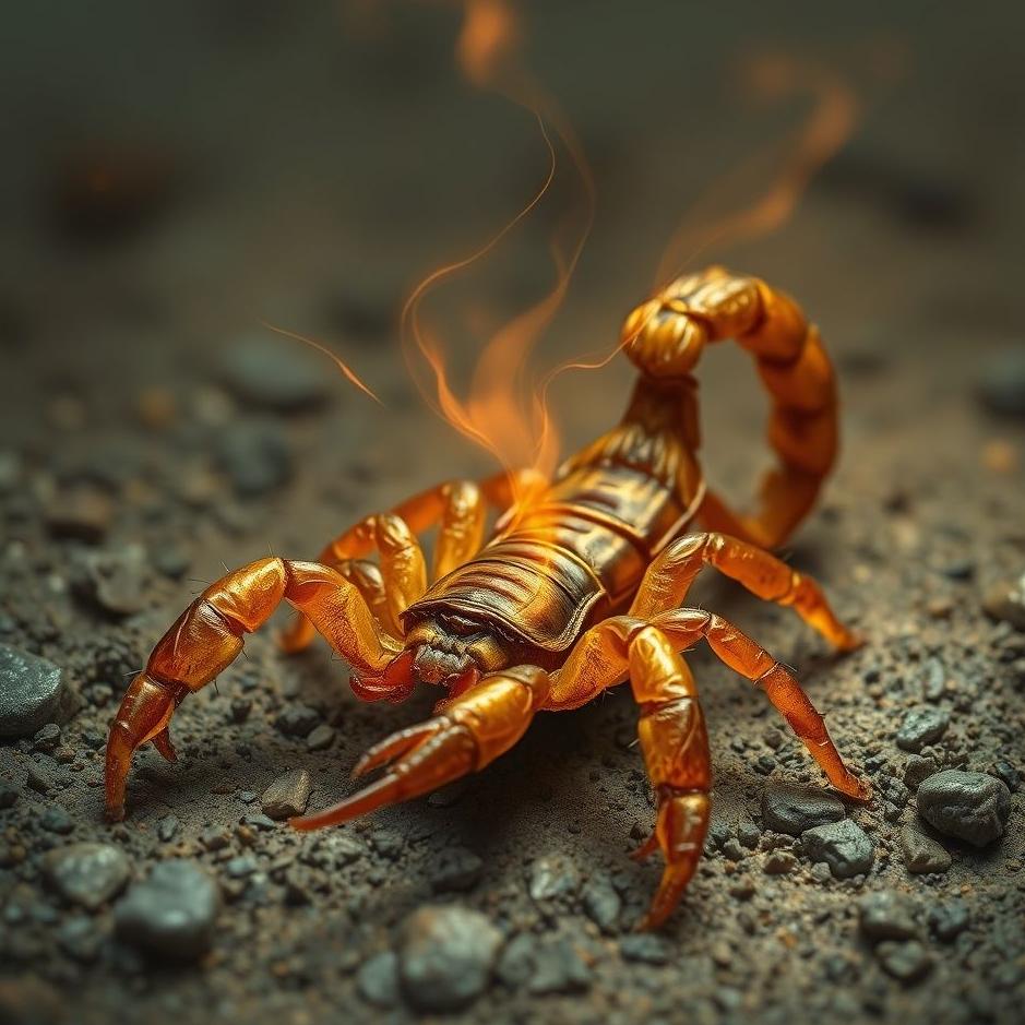 Dream : Brown scorpion sting in a dream