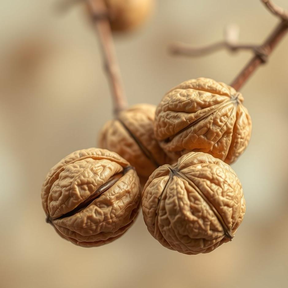 Dream : Brown-shelled walnuts in a dream