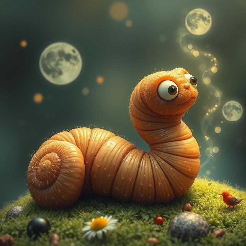 Dream : Brown worm in a dream