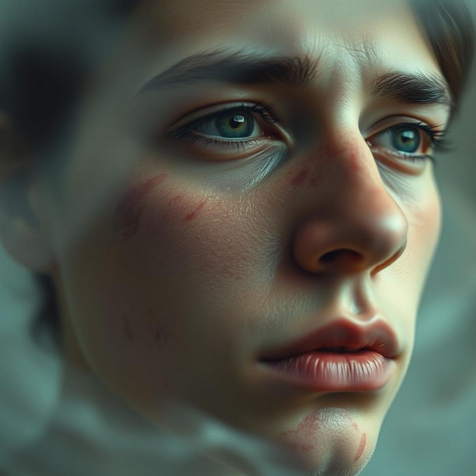 Dream : Bruised face in a dream