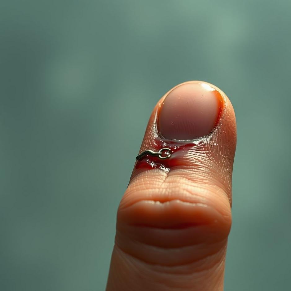 Dream : Bruised finger in a dream