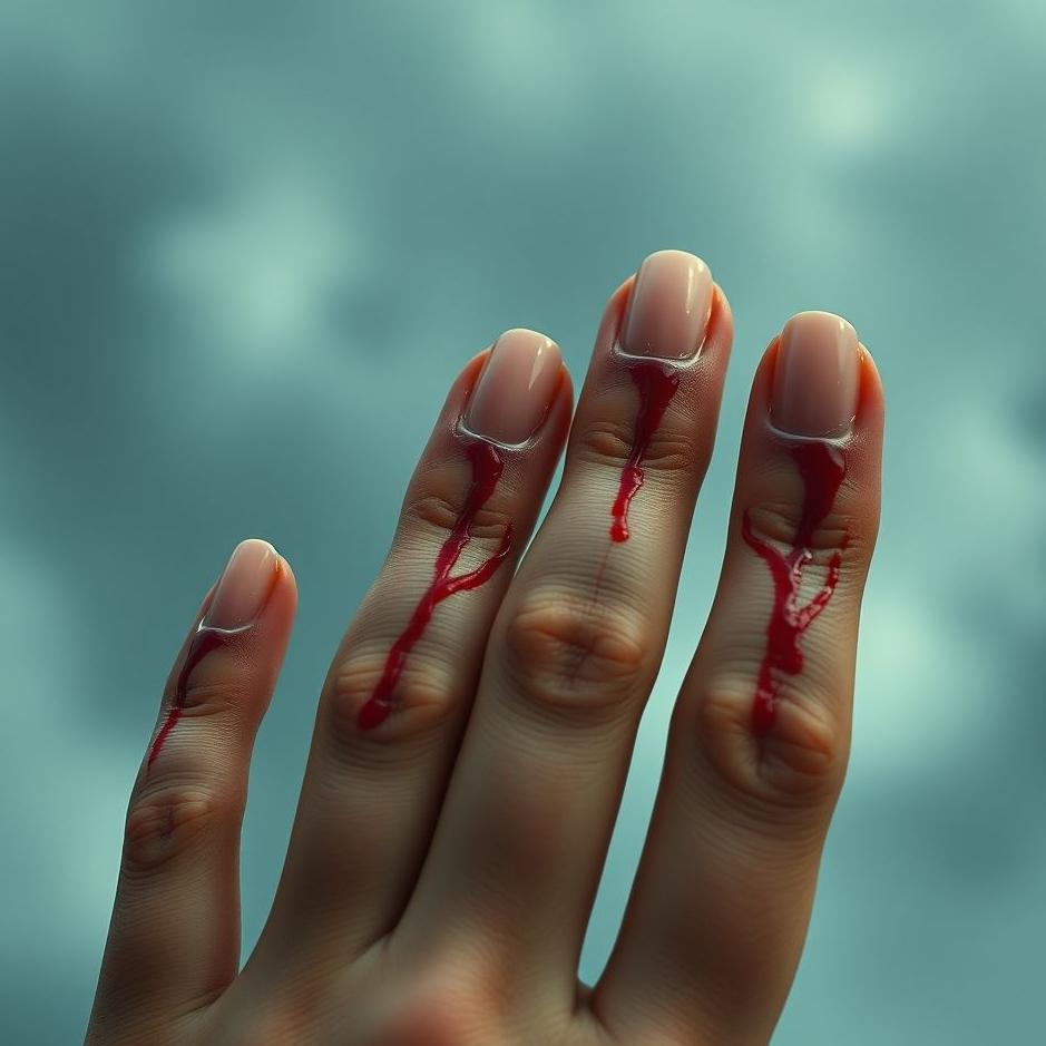 Dream : Bruised nails in a dream