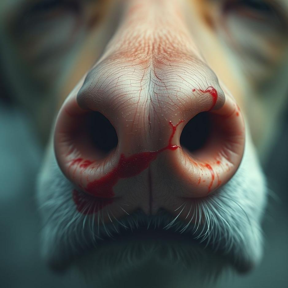 Dream : Bruised nose in a dream