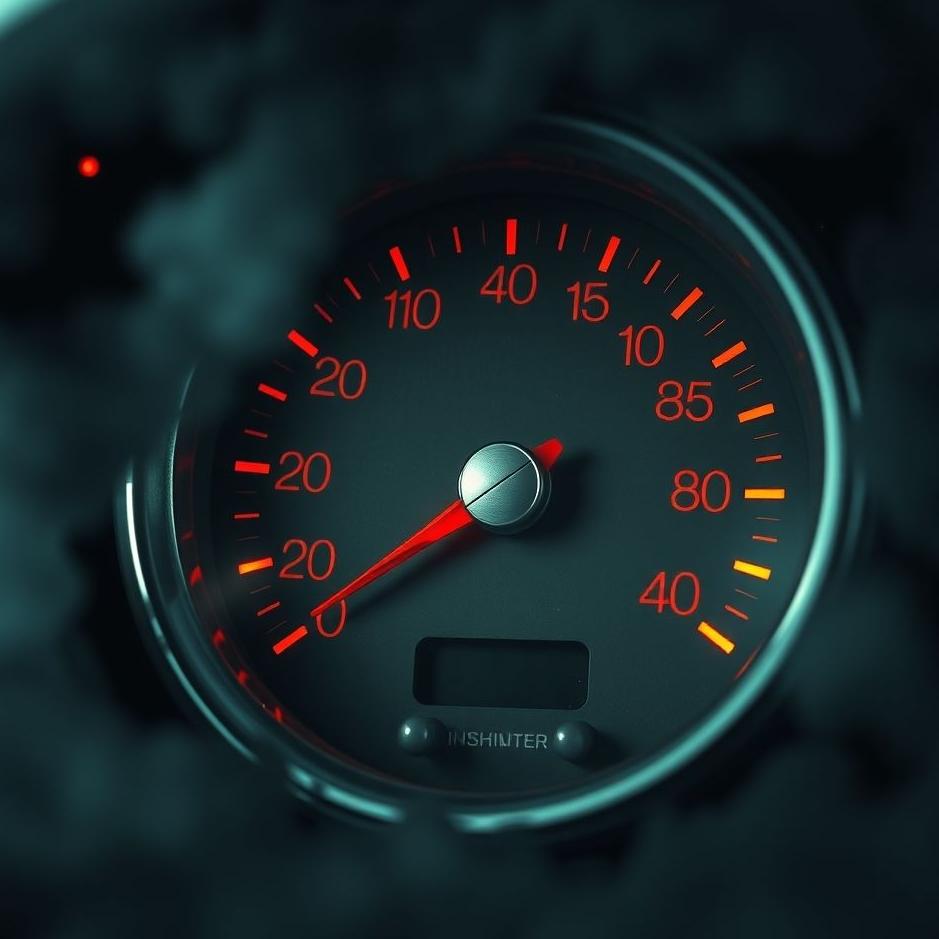 Dream : Bruised speedometer in a dream