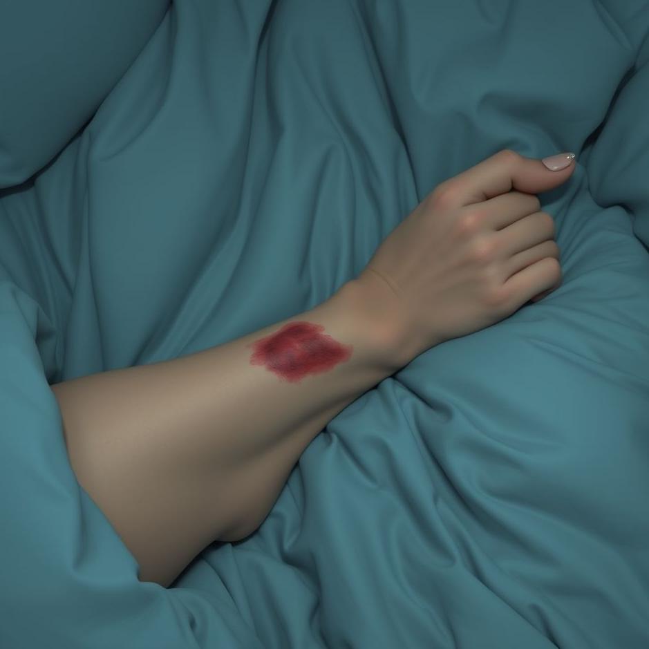 Dream : Bruising on the leg in the dream