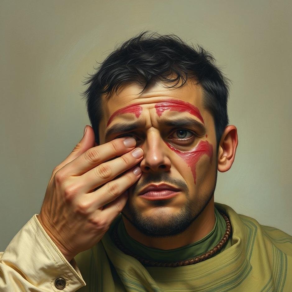 Dream : Bruising the head 