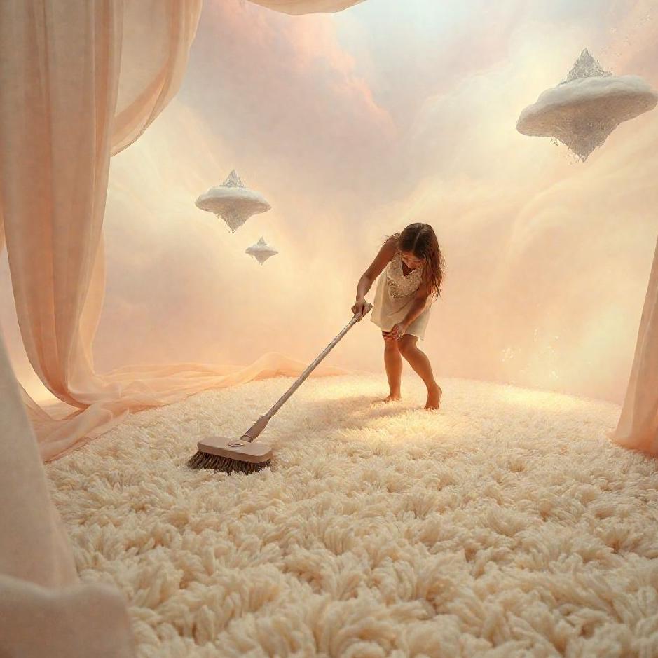Dream : Brushing a carpet in a dream