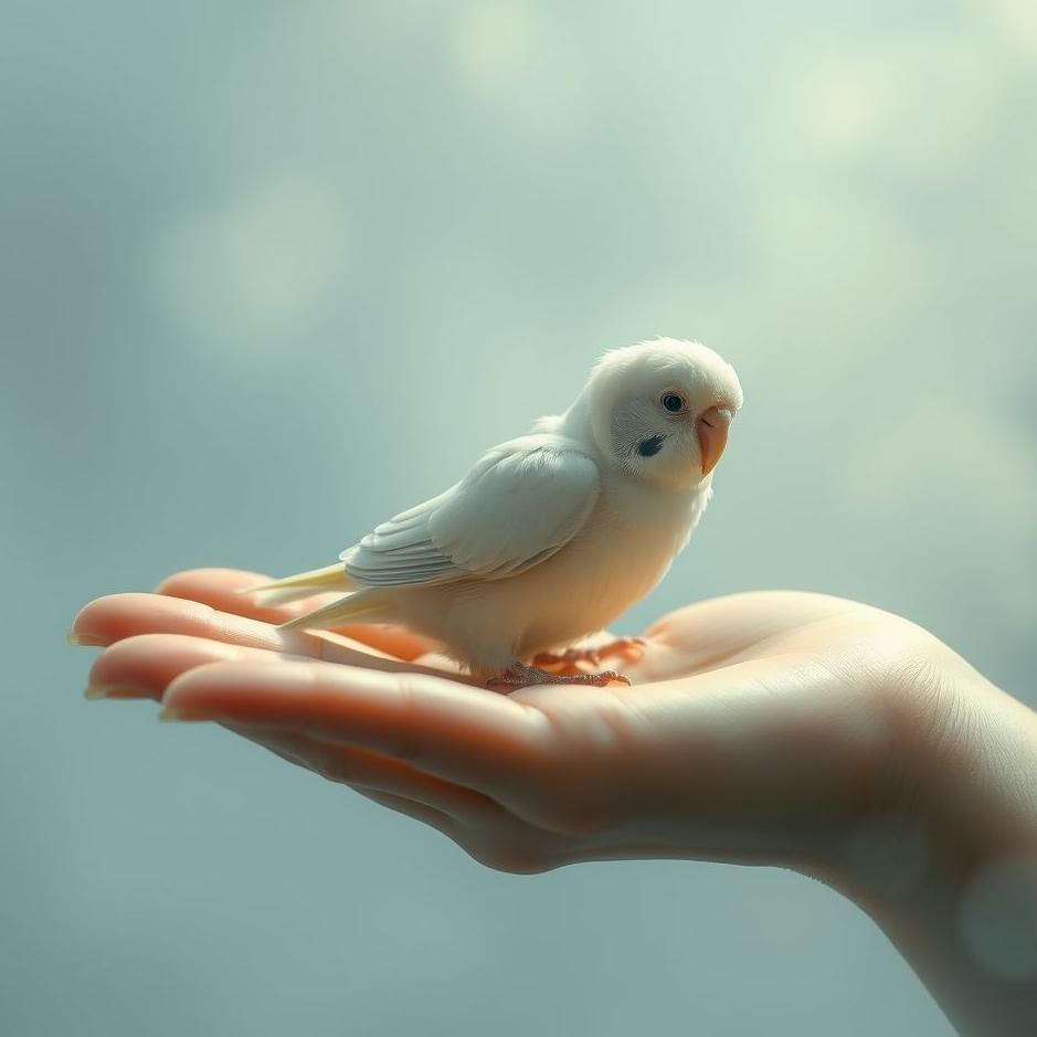 Dream : Budgie dying in your hand in a dream