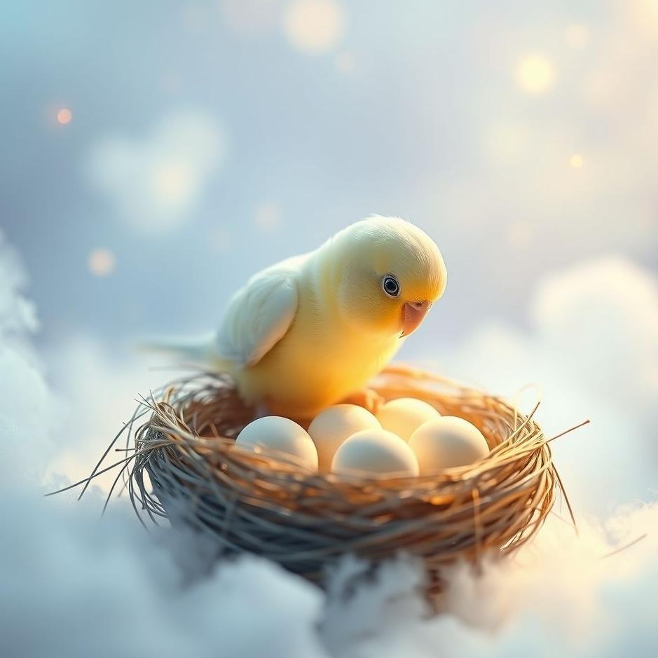 Dream : Budgie giving birth in a dream