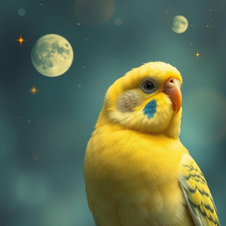 Dream : Budgie on your head in a dream