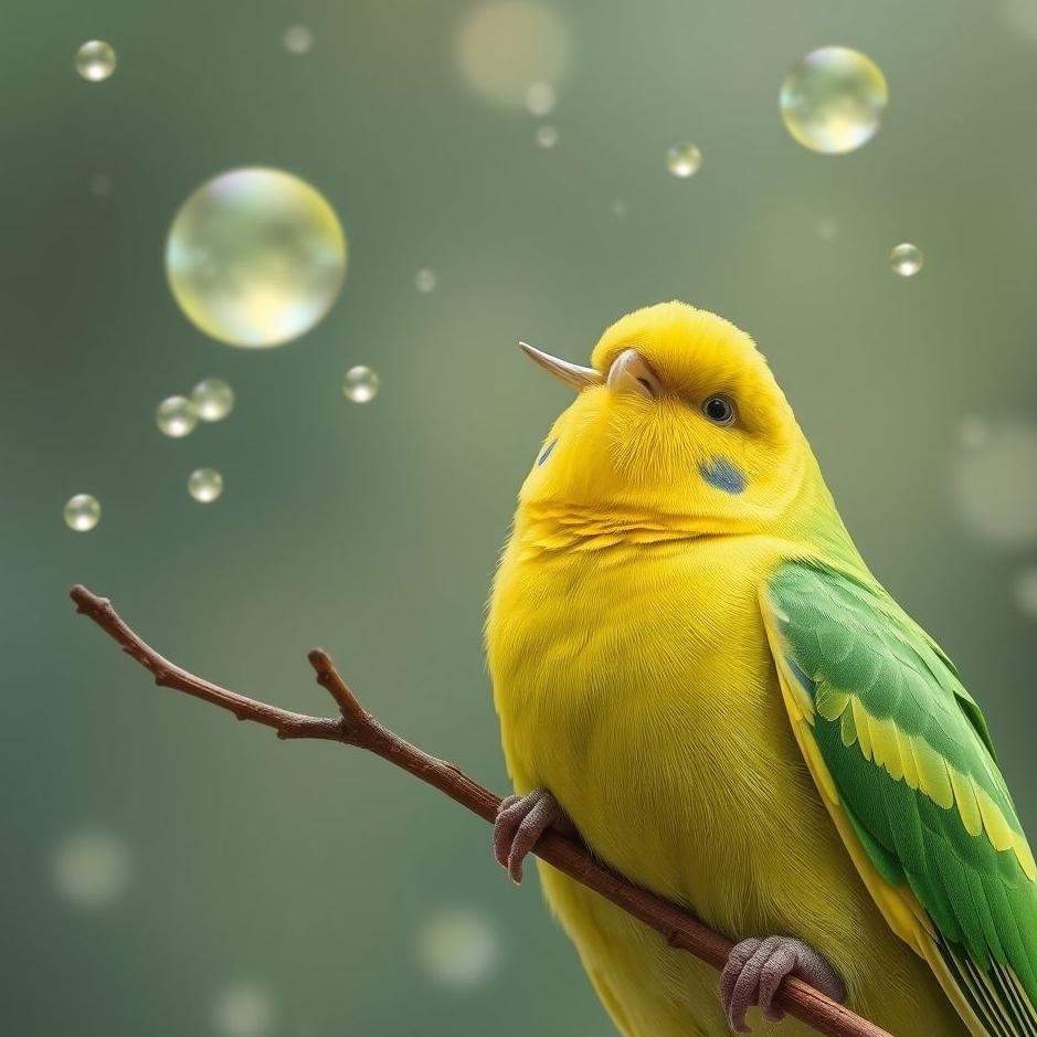 Dream : Budgie singing in a dream