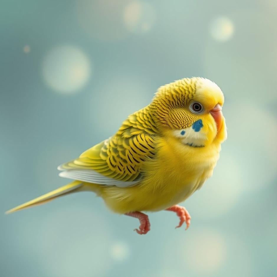 Dream : Budgie with a cut off tail in a dream