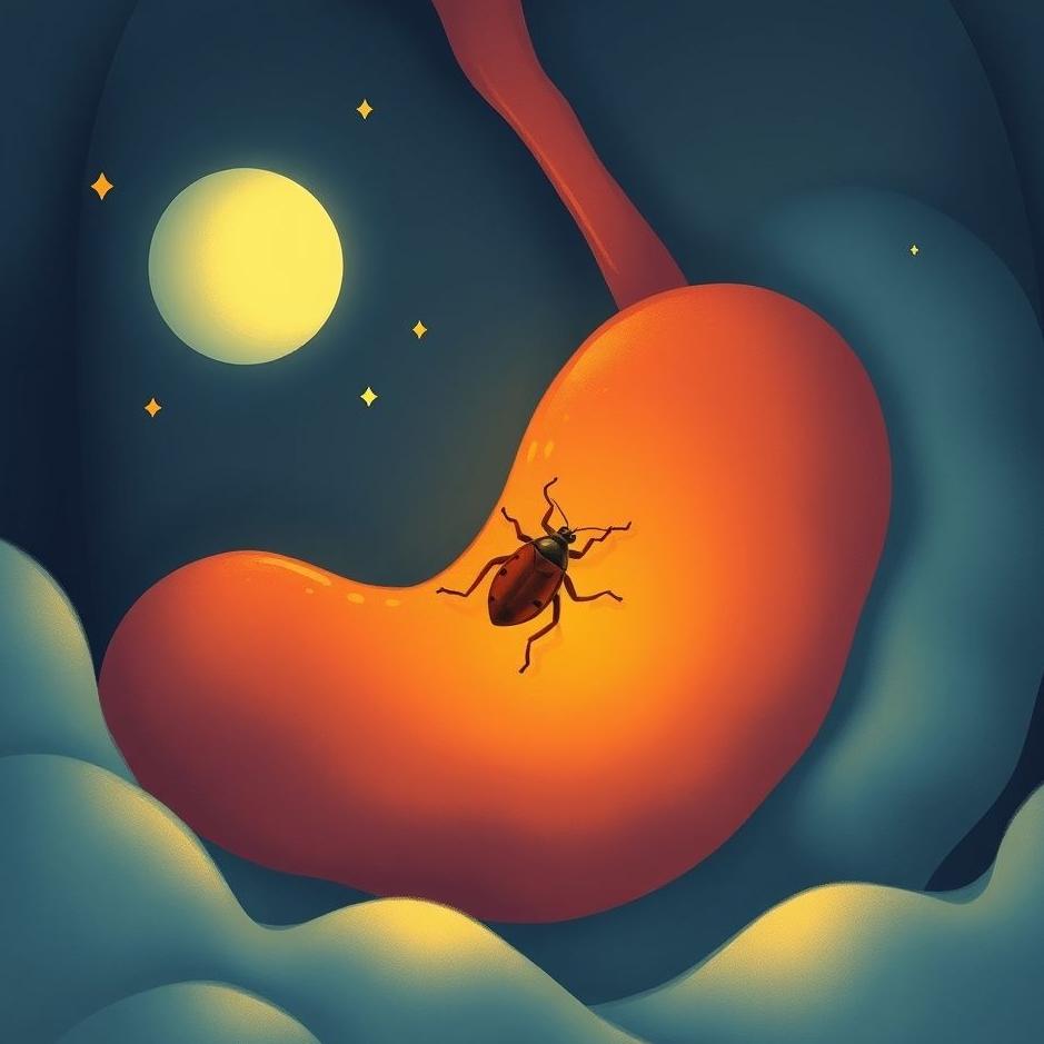 Dream : Bug in your stomach in a dream