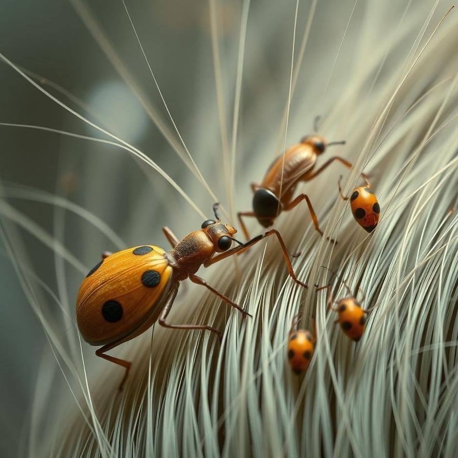 Dream : Bugs coming out of hair in a dream