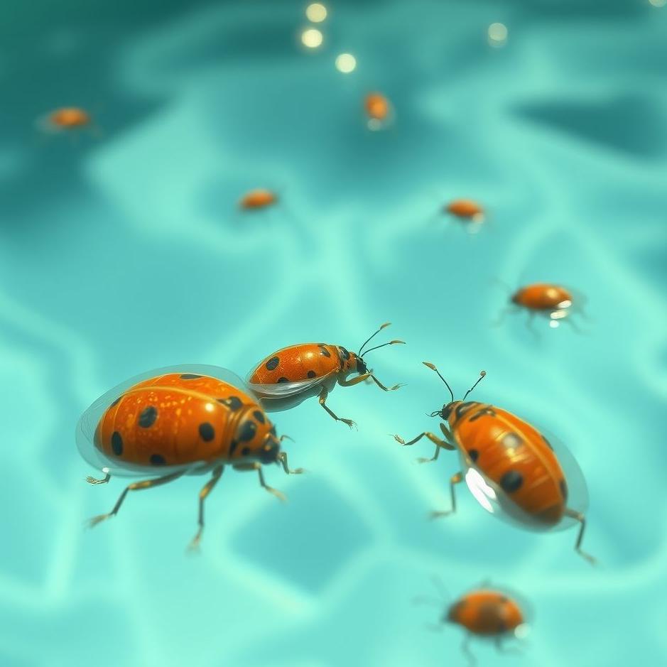 Dream : Bugs in a pool in a dream