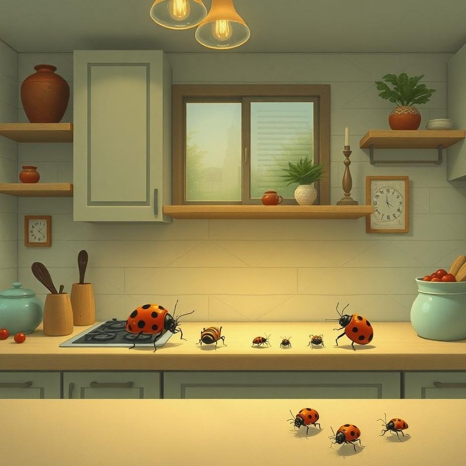 Dream : Bugs in the kitchen in a dream