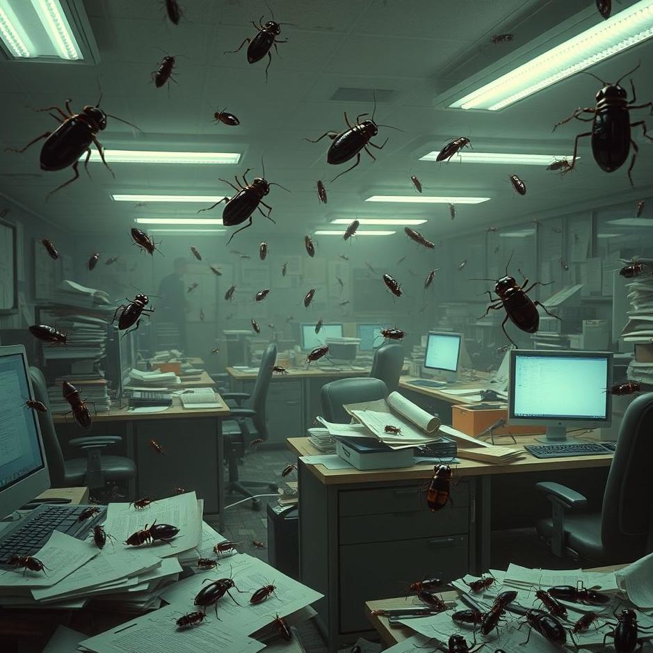 Dream : Bugs in your workplace in a dream