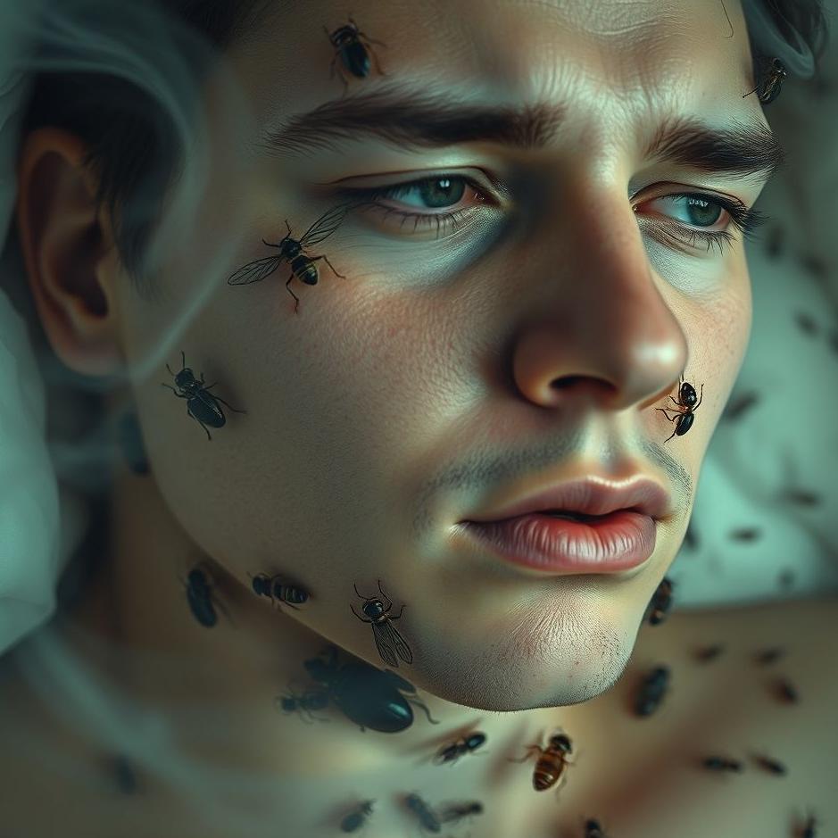 Dream : Bugs on yourself in a dream