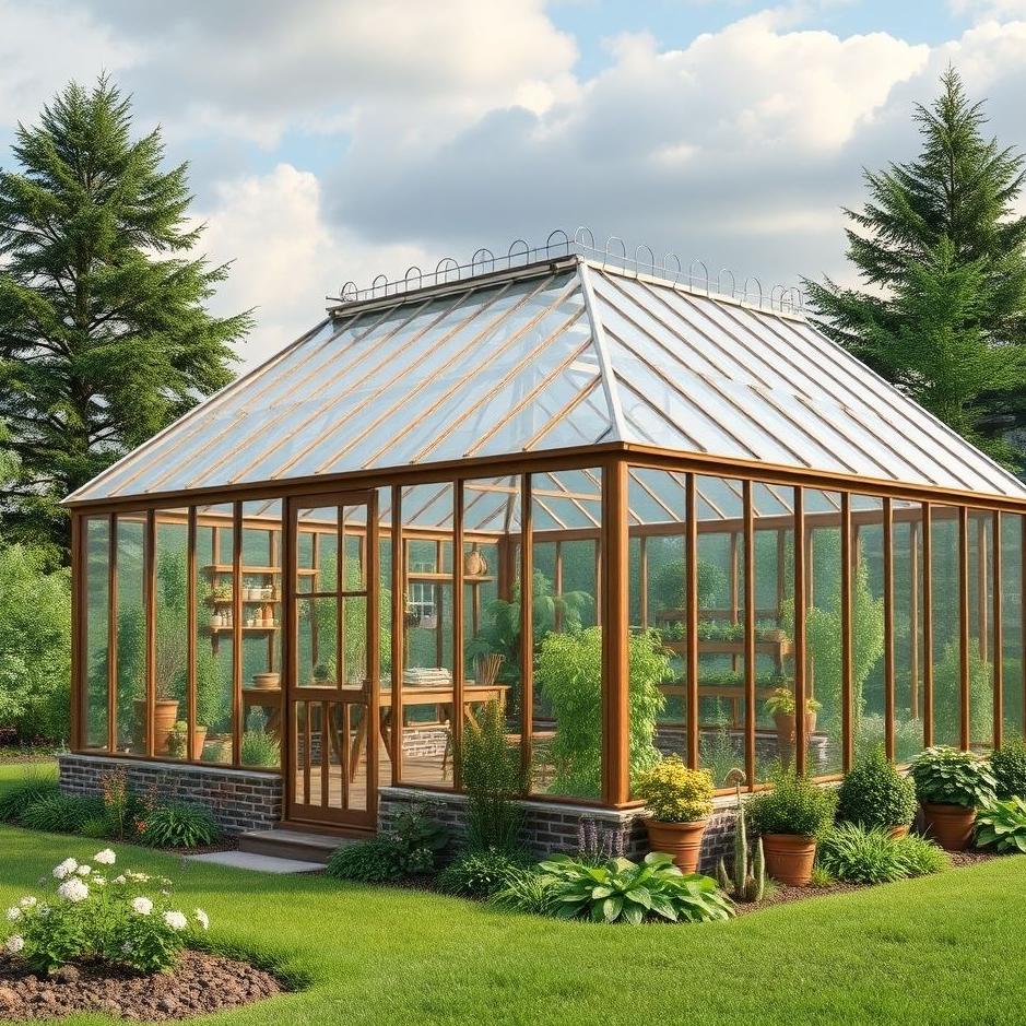 Dream : Building a greenhouse in a dream