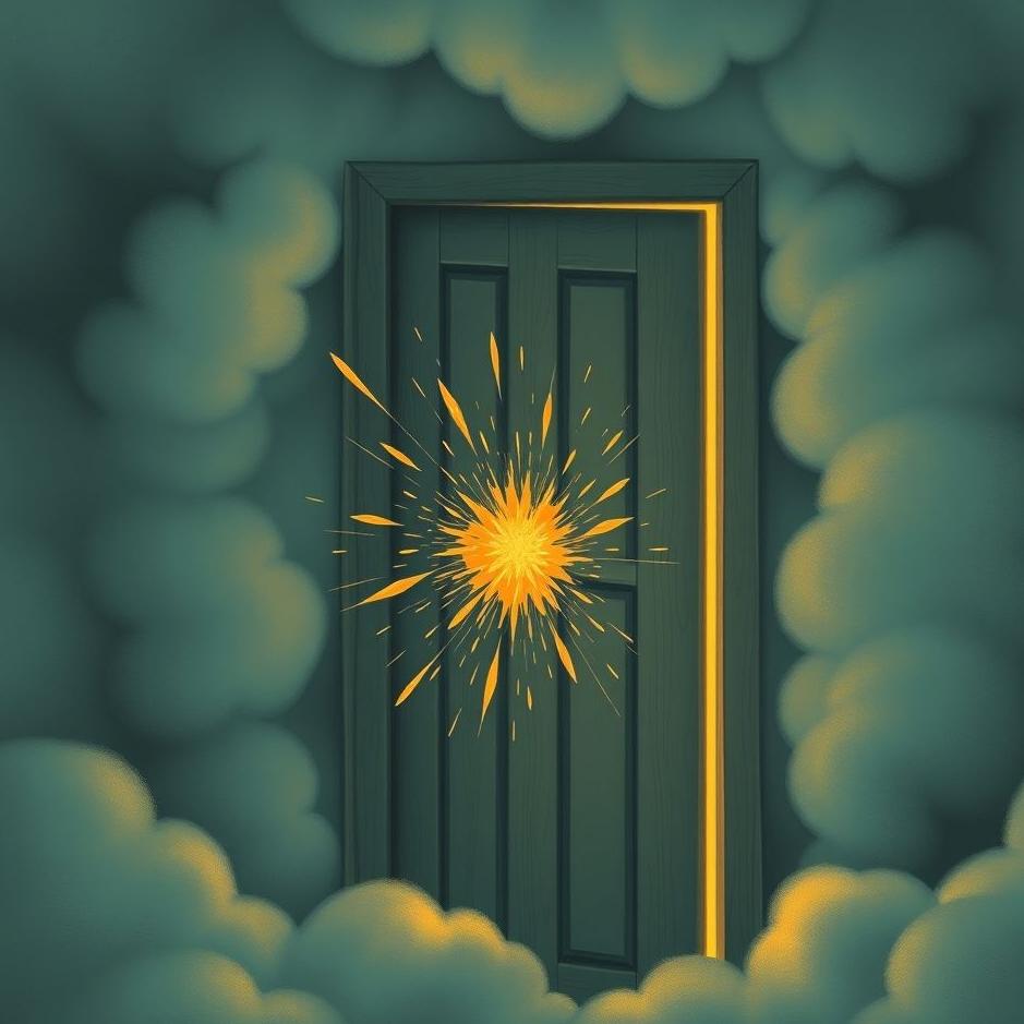 Dream : Bumping your head against a door in a dream