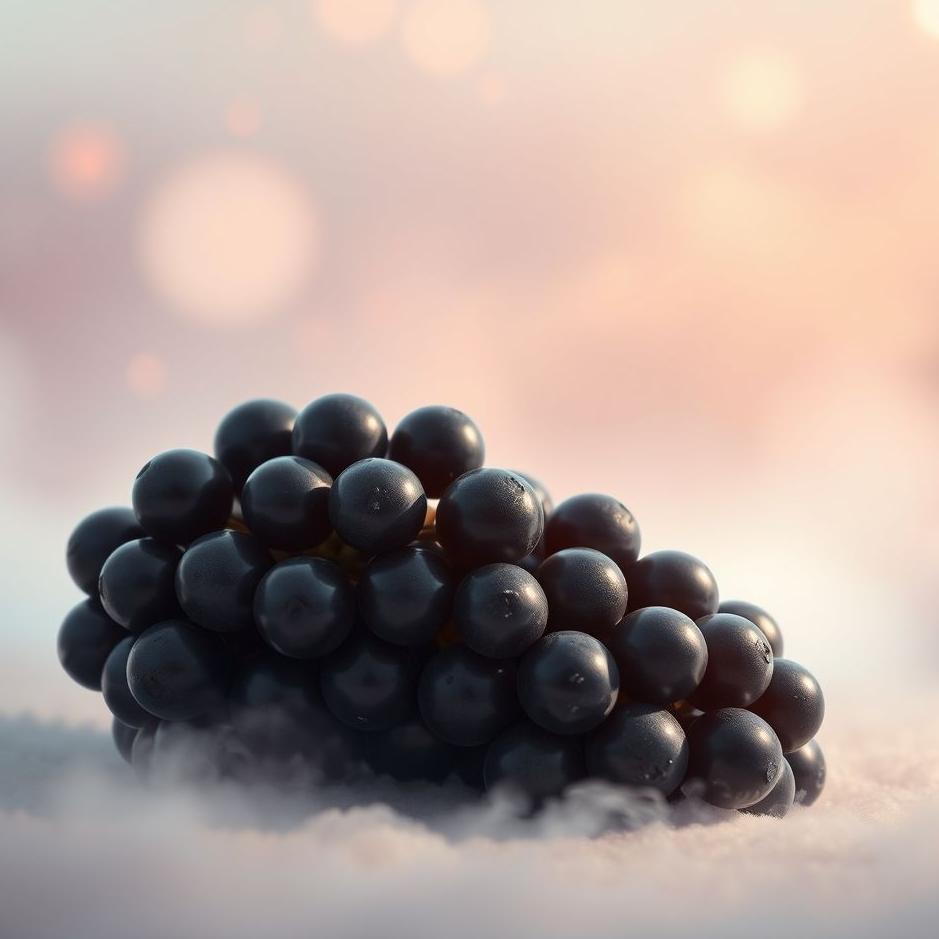 Dream : Bunch of black grapes in a dream