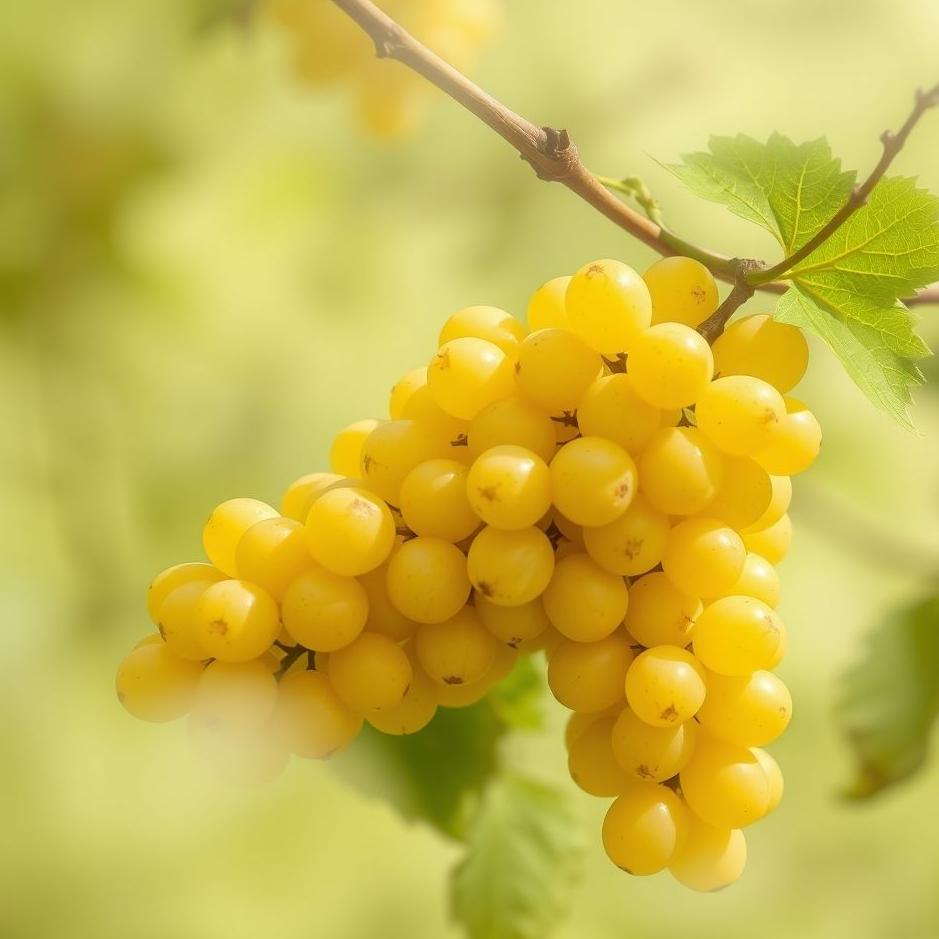 Dream : Bunch of yellow grapes in a dream