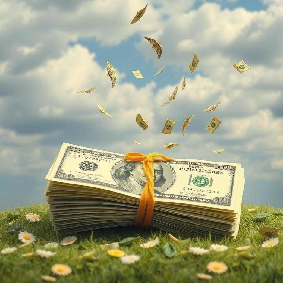 Dream : Bundle of money in a dream