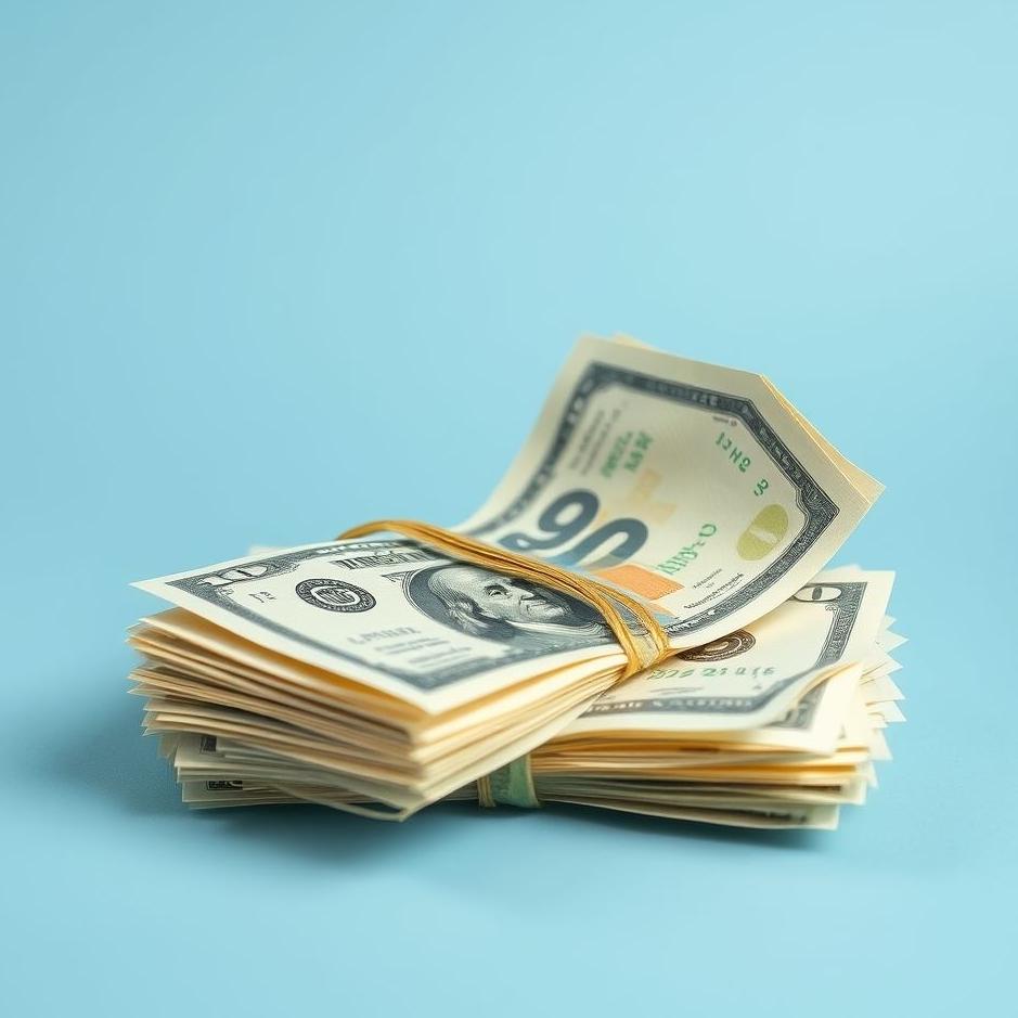 Dream : Bundle of paper money in a dream