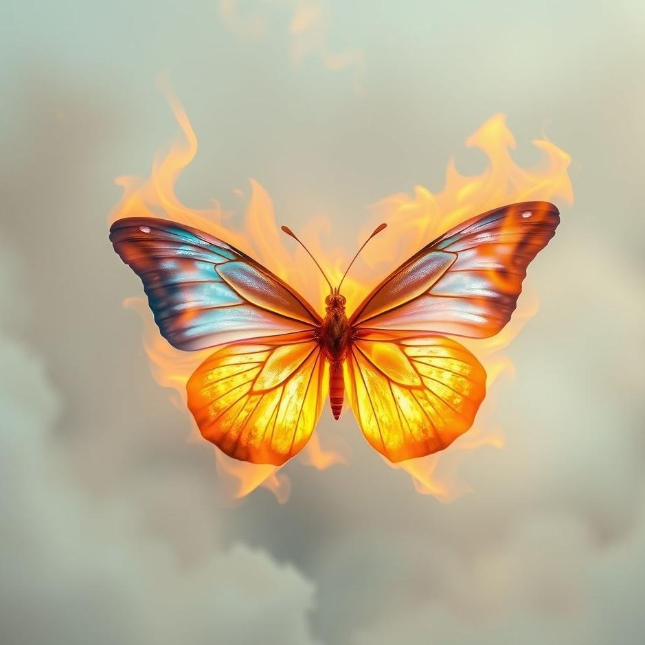 Dream : Burning a butterfly in a dream