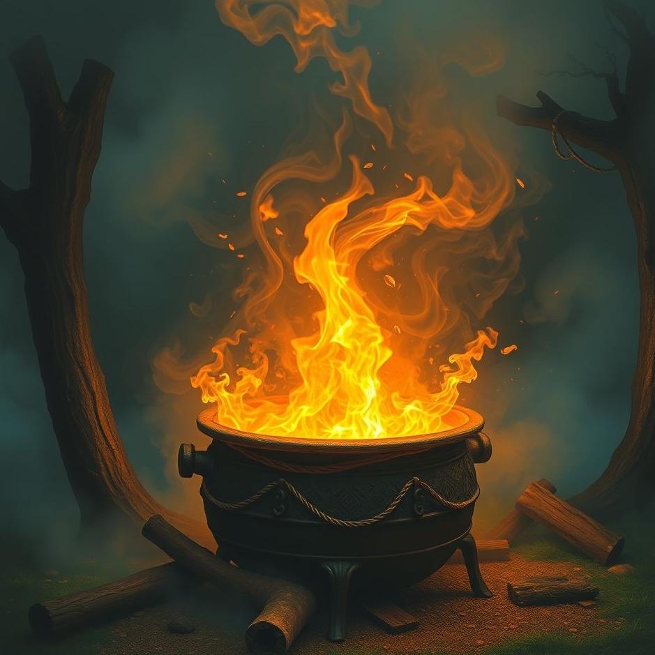 Dream : Burning a cauldron in a dream