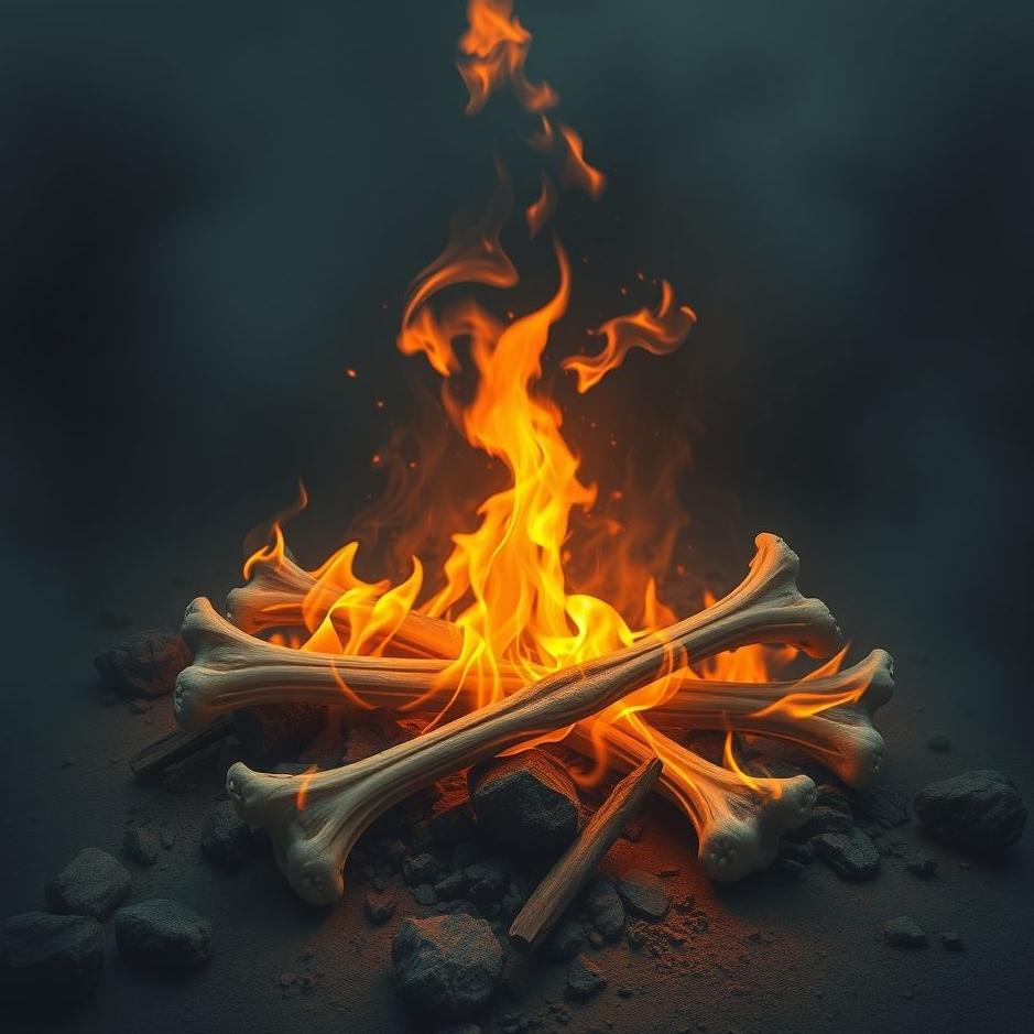Dream : Burning bones in a dream