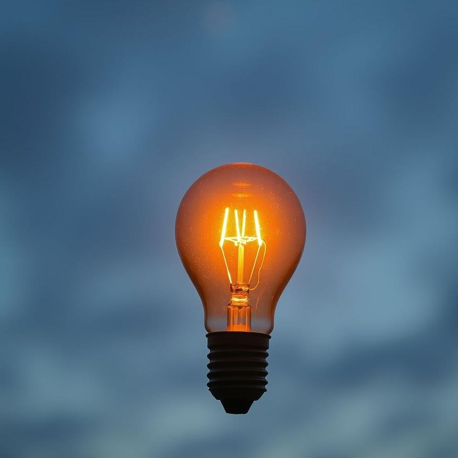 Dream : Burning bulb in the dream