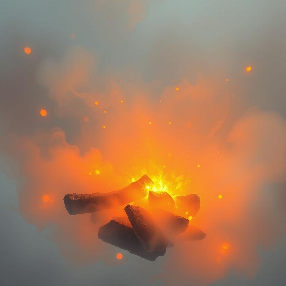 Dream : Burning embers in a dream