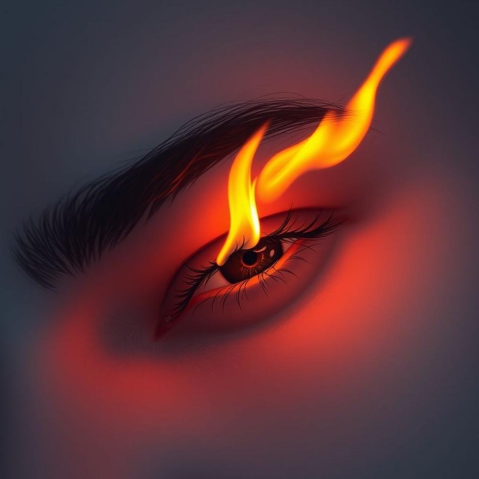 Dream : Burning eyebrow in a dream