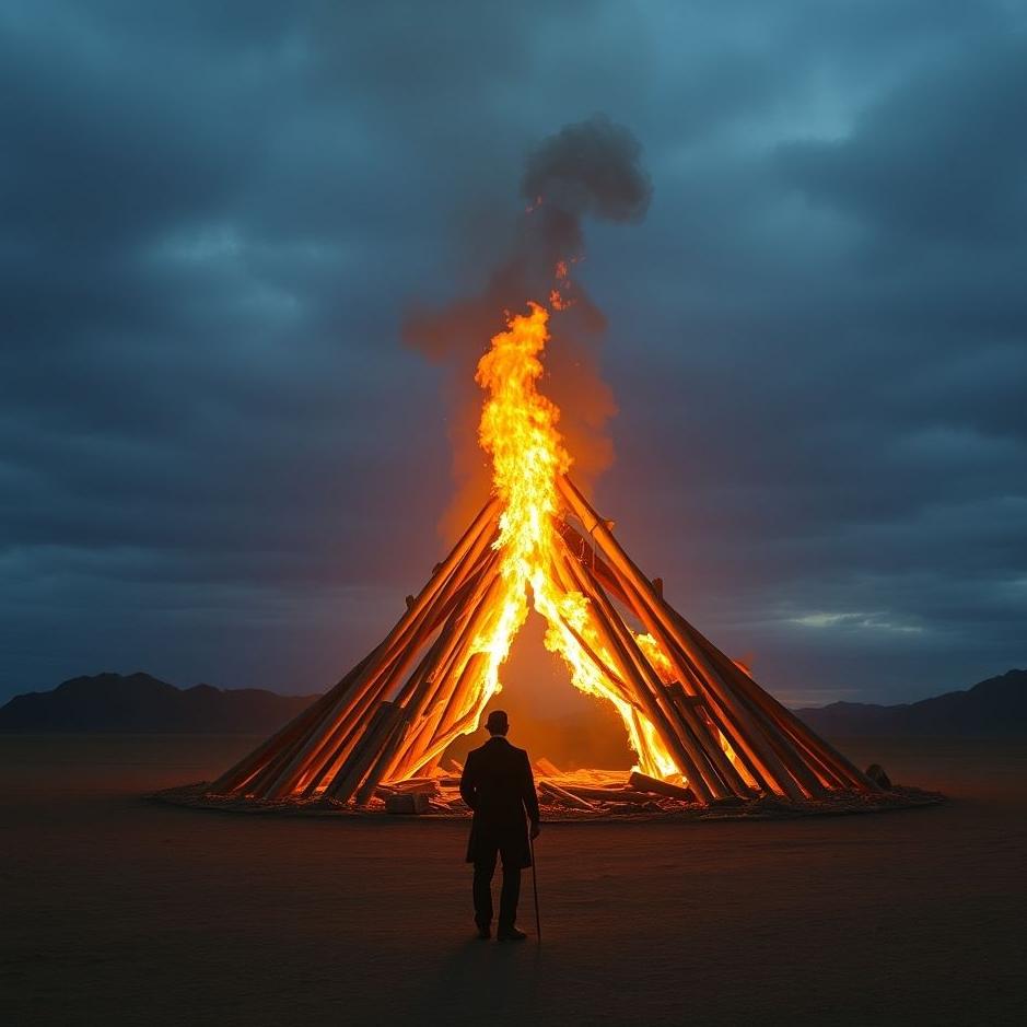 Dream : Burning man in the dream