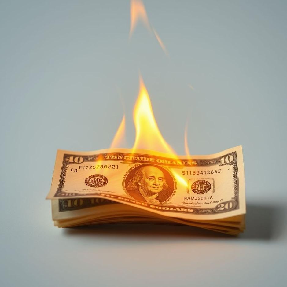 Dream : Burning paper money in a dream