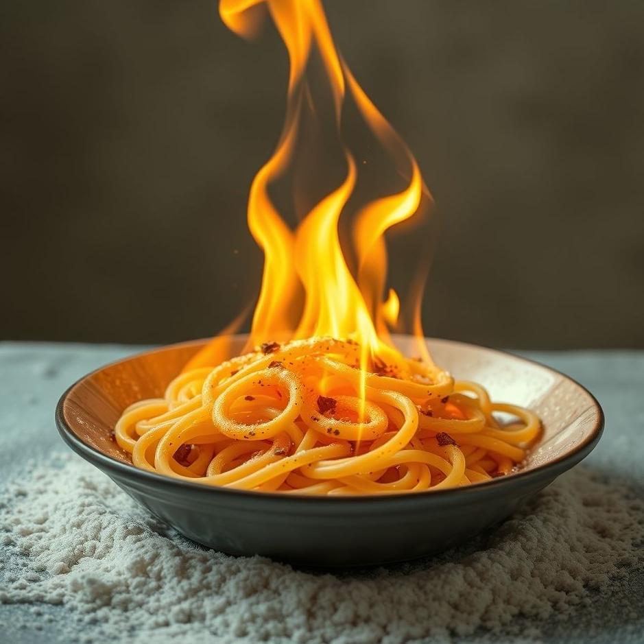 Dream : Burning pasta in a dream