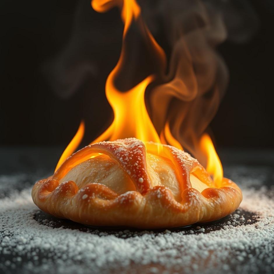 Dream : Burning pastry in a dream